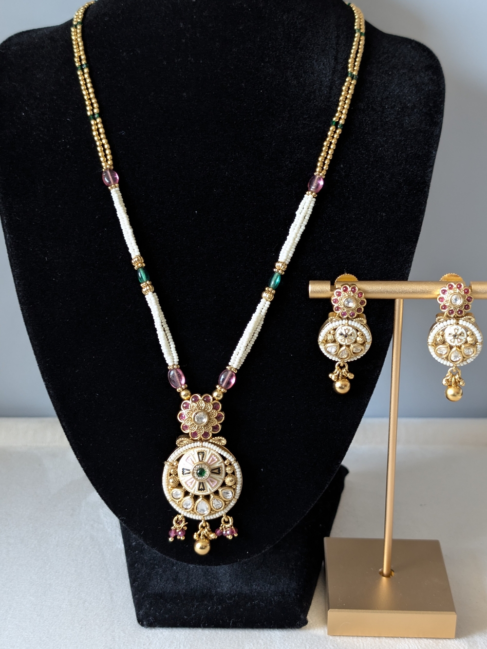 Gold-Tone Pendant Necklace